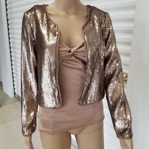 NWT BB Dakota sequin S, jacket NWT
